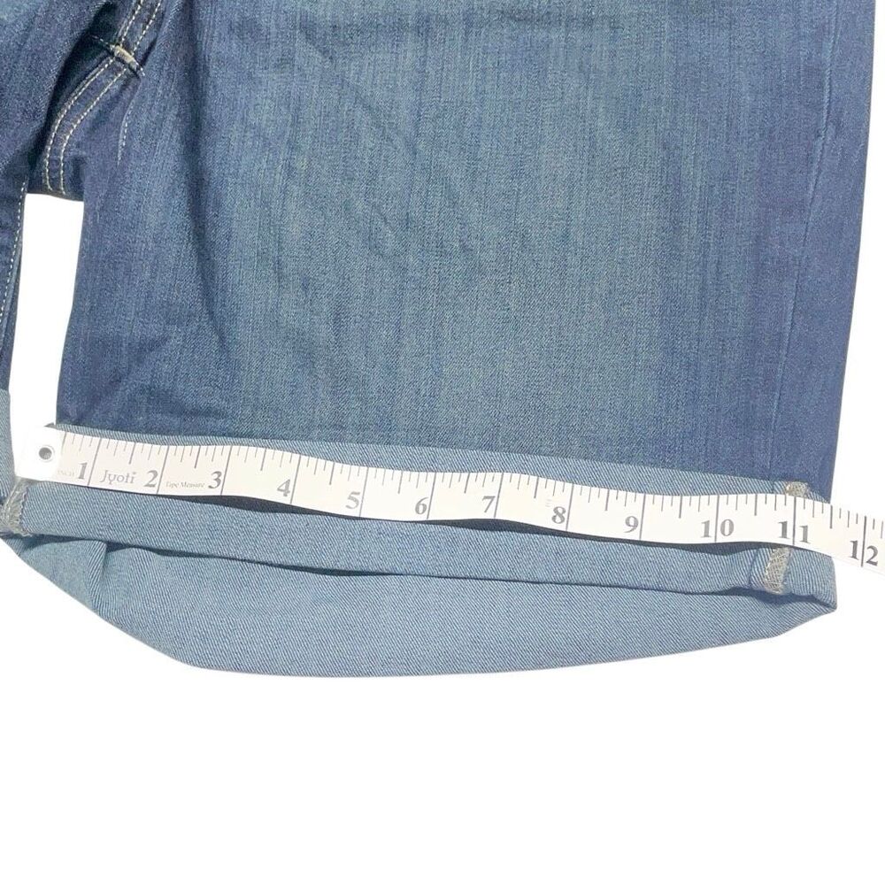 Simply Vera Dark Wash Slimming Stretch Bermuda Jean Shorts N0596 - Picture 7 of 7